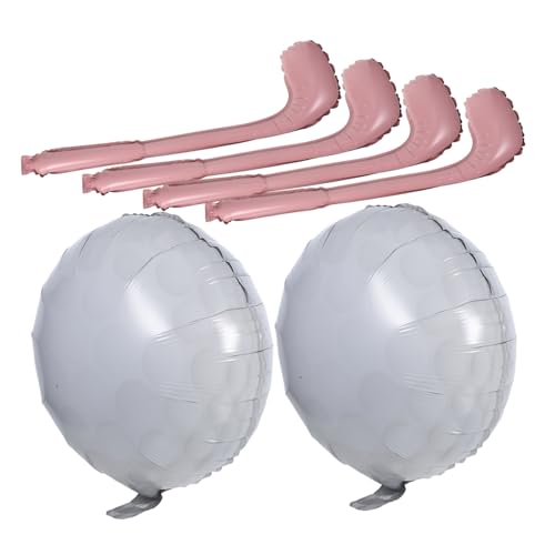 UKCOCO 1 Satz Partydekorationen Zum Thema Golf Partyzubehör Sportparty -luftballons Sportfeier Zubehör Für Golfpartys Sportballons Für Party Aufblasbarer Ballon Golfballons Aluminiumfolie von UKCOCO