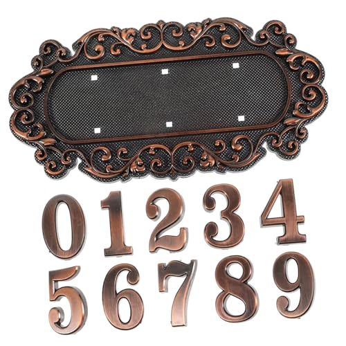UKCOCO 1 Satz Retro -türnummer Türschild Hausnummer Türnummernschild Hausadressenschild Hauszeichen Zahlen Für Freie Besetzte Tür Drinnen Gold Türzahlen Diy-plakette Acryl-kunststoff UKCOCO 1 Satz Retro -türnummer Türschild Hausnummer Türnummernschild Hausadressenschild Hauszeichen Zahlen Für Freie Besetzte Tür Drinnen Gold Türzahlen Diy-plakette Acryl-kunststoff von UKCOCO