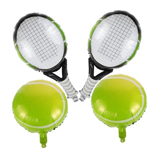 UKCOCO 1 Satz Tennisballon Luftballons Led Tennisschläger-ballons Tennis Dekorationen Tennis-partyzubehör Große Tennisballballons Farbe Tennisparty Sportparty-ballon Aluminiumfolie UKCOCO 1 Satz Tennisballon Luftballons Led Tennisschläger-ballons Tennis Dekorationen Tennis-partyzubehör Große Tennisballballons Farbe Tennisparty Sportparty-ballon Aluminiumfolie von UKCOCO
