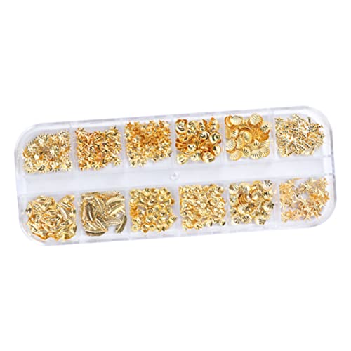 UKCOCO 1 Schachtel Metallische Meerestier Nagelaufkleber Goldene Seesterne und Muscheln für Kreative Maniküre Dekorationen Einfach Anzuwenden für Damen und Mädchen UKCOCO 1 Schachtel Metallische Meerestier Nagelaufkleber Goldene Seesterne und Muscheln für Kreative Maniküre Dekorationen Einfach Anzuwenden für Damen und Mädchen von UKCOCO