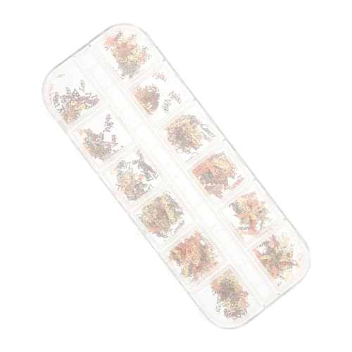 UKCOCO 1 Schachtel Nagel Charms Metallische Buchstaben Dekoration für Kreative Nagelkunst für DIY Nageldesign für Persönliche und Professionelle Anwendungen UKCOCO 1 Schachtel Nagel Charms Metallische Buchstaben Dekoration für Kreative Nagelkunst für DIY Nageldesign für Persönliche und Professionelle Anwendungen von UKCOCO