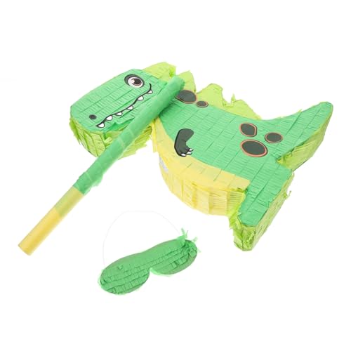 UKCOCO 1 Set Dinosaurier Piñata Pinata Kinderspielset Tierspielzeug Partyspielzubehör Mit Augenbindestab Für Silvesterdekoration Geburtstag Jubiläumsdekorationen von UKCOCO