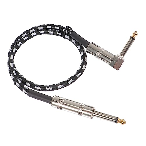 UKCOCO Gitarren Instrumentenkabel 0,5m Flexibles Audiokabel für Elektrische Gitarren Langlebig Einfach Aufzuwickeln und Reinigen für Musikinstrumente und Effektpedale von UKCOCO