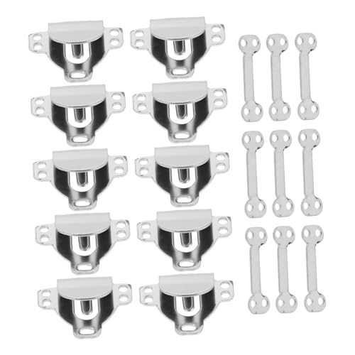 UKCOCO 10 Sätze Teiliges Silberne Haken Ösen Verschlüsse aus Metall Verstellbare Hosen und Rockverschlüsse Stabile Nähzubehör für DIY Robuste Bügelhaken für Hosenbund und UKCOCO 10 Sätze Teiliges Silberne Haken Ösen Verschlüsse aus Metall Verstellbare Hosen und Rockverschlüsse Stabile Nähzubehör für DIY Robuste Bügelhaken für Hosenbund und von UKCOCO