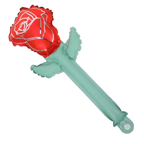 UKCOCO 10 Stück Bekenntnisballon Rose Party Glücklich erste hoch Ballon zum Valentinstag Liebesballons Ballondekoration zum Valentinstag Ballons Muttertagsballon Aluminiumfolie rot von UKCOCO