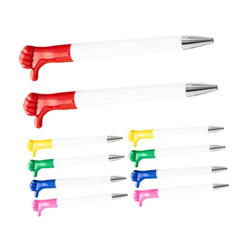 UKCOCO 10 Stück Kugelschreiber mit Kreativen Cartoon Handgesten Ergonomisch Inspirierende Zitate Bunte Lustige Kulis für Mitarbeiter Lehrer Krankenschwestern Studenten Dankesgeschenk UKCOCO 10 Stück Kugelschreiber mit Kreativen Cartoon Handgesten Ergonomisch Inspirierende Zitate Bunte Lustige Kulis für Mitarbeiter Lehrer Krankenschwestern Studenten Dankesgeschenk von UKCOCO