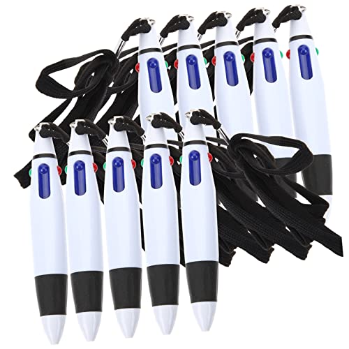 UKCOCO 10 Stück Mehrfarbige Kugelschreiber mit Tragband Farben Einziehbare Stifte für Schüler Lehrer Krankenschwestern Praktische Multifunktionale Schreibgeräte UKCOCO 10 Stück Mehrfarbige Kugelschreiber mit Tragband Farben Einziehbare Stifte für Schüler Lehrer Krankenschwestern Praktische Multifunktionale Schreibgeräte von UKCOCO