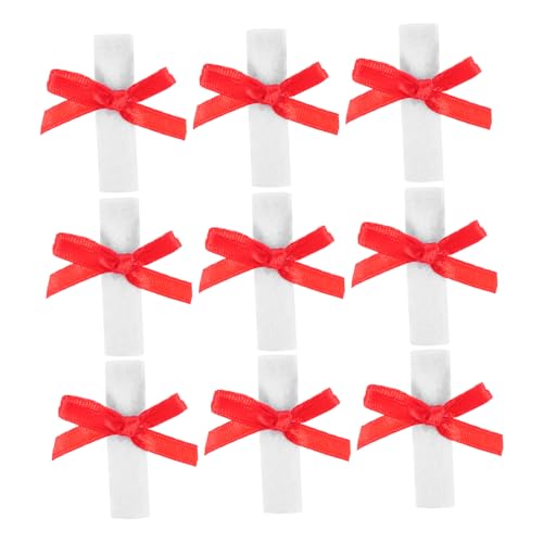 UKCOCO 10 Stück Mini-Diplom Puppen-Mini-Zertifikat Mini-Abschlussornament Tierzertifikat wiederverwendbares Puppenzertifikat Mini-Abschlusstafel Plüschpuppen-Abschluss Stoff UKCOCO 10 Stück Mini-Diplom Puppen-Mini-Zertifikat Mini-Abschlussornament Tierzertifikat wiederverwendbares Puppenzertifikat Mini-Abschlusstafel Plüschpuppen-Abschluss Stoff von UKCOCO