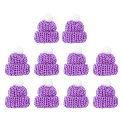 UKCOCO 10 Stück Mini Strick Weihnachtsmützen, Diy Handgefertigte Zubehör, Weihnachtsmann Hüte für Dekoration, Party Favors, UKCOCO 10 Stück Mini Strick Weihnachtsmützen, Diy Handgefertigte Zubehör, Weihnachtsmann Hüte für Dekoration, Party Favors, von UKCOCO