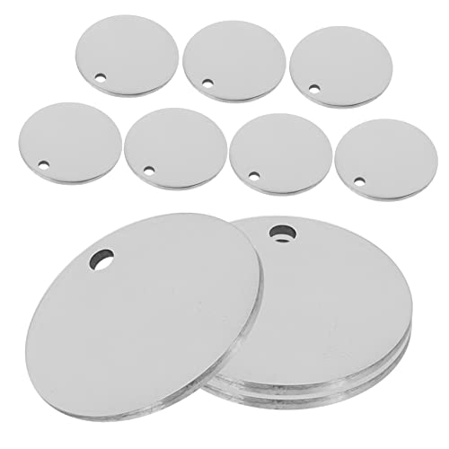 UKCOCO 10 Stück Stempelrohlinge für Hunde metallstempel Adressanhänger Tiermarken Leerzeichen Etiketten Stichworte Namensschilder gegen Verlust ID-Tag mit Haustiergravur Rostfreier Stahl UKCOCO 10 Stück Stempelrohlinge für Hunde metallstempel Adressanhänger Tiermarken Leerzeichen Etiketten Stichworte Namensschilder gegen Verlust ID-Tag mit Haustiergravur Rostfreier Stahl von UKCOCO