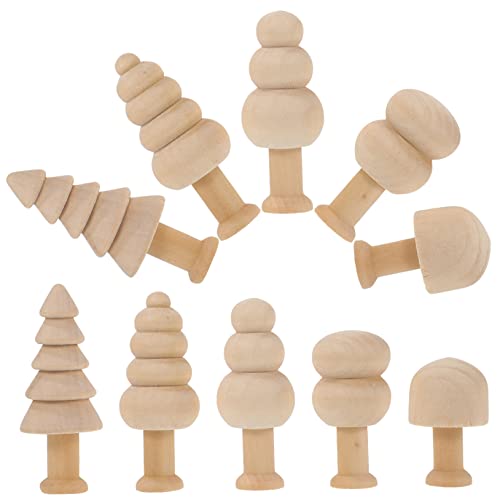 UKCOCO 10 Stück Teiliges DIY Holzbaum Naturbelassen zum Bemalen und Gestalten Mini Holzbäume Kreative Graffiti Bastelmaterialien für und Weihnachtsdekoration Vielseitig Einsetzbar UKCOCO 10 Stück Teiliges DIY Holzbaum Naturbelassen zum Bemalen und Gestalten Mini Holzbäume Kreative Graffiti Bastelmaterialien für und Weihnachtsdekoration Vielseitig Einsetzbar von UKCOCO