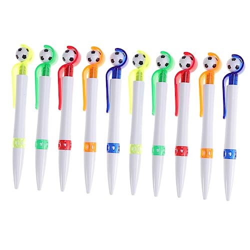 UKCOCO 10 Stück Teiliges Fußball Kugelschreiber für Kreative Leichte Schreibstifte mit Glatter Schreibspitze Geeignet für Schule Büro und Zuhause Zufällige Farben Zufällige Farbe UKCOCO 10 Stück Teiliges Fußball Kugelschreiber für Kreative Leichte Schreibstifte mit Glatter Schreibspitze Geeignet für Schule Büro und Zuhause Zufällige Farben Zufällige Farbe von UKCOCO