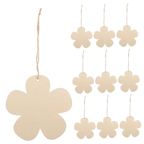 UKCOCO 10 Stück Teiliges Holzblumen Rohlinge für Diy Bastelprojekte Natürliche Holzscheiben zum Bemalen und Gestalten für Dekoration und Kunsthandwerk Starke und Langlebige Materialien UKCOCO 10 Stück Teiliges Holzblumen Rohlinge für Diy Bastelprojekte Natürliche Holzscheiben zum Bemalen und Gestalten für Dekoration und Kunsthandwerk Starke und Langlebige Materialien von UKCOCO