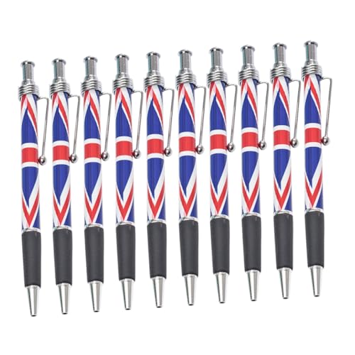 UKCOCO 10 Stück Teiliges Kugelschreiber mit Britischem Flaggenmotiv Professionell Glattes Schreiben Komfortabler Griff Schwarze Vielseitiger Bürobedarf für Schule und Zuhause UKCOCO 10 Stück Teiliges Kugelschreiber mit Britischem Flaggenmotiv Professionell Glattes Schreiben Komfortabler Griff Schwarze Vielseitiger Bürobedarf für Schule und Zuhause von UKCOCO