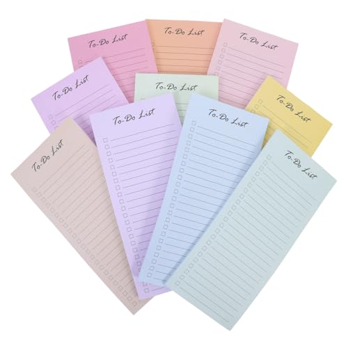 UKCOCO 10 Stück Teiliges Macaron Haftnotizen pro Block Selbstklebend Farbige To Do Listen Einkaufs und Wochenplan Notizblöcke Pastellfarbene Bürobedarf Schreibwaren Organizer UKCOCO 10 Stück Teiliges Macaron Haftnotizen pro Block Selbstklebend Farbige To Do Listen Einkaufs und Wochenplan Notizblöcke Pastellfarbene Bürobedarf Schreibwaren Organizer von UKCOCO