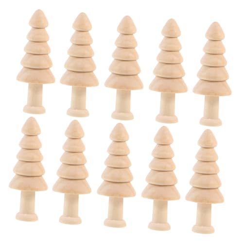UKCOCO 10 Stück Teiliges Mini Holz Weihnachtsbäume zum Bemalen Unfertige DIY Holzdeko mit Glatten Kanten Sicher und Langlebig Kreative Tischdeko für Weihnachten Geschenkidee für Familien UKCOCO 10 Stück Teiliges Mini Holz Weihnachtsbäume zum Bemalen Unfertige DIY Holzdeko mit Glatten Kanten Sicher und Langlebig Kreative Tischdeko für Weihnachten Geschenkidee für Familien von UKCOCO