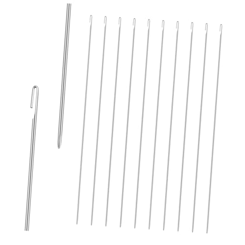 UKCOCO 10 Stück Teiliges Perlennadel aus Hochwertigem Material Langlebig und Robust DIY Perlen Auffädeln Werkzeug für Schmuckherstellung Einfach zu Bedienen und Tragbar UKCOCO 10 Stück Teiliges Perlennadel aus Hochwertigem Material Langlebig und Robust DIY Perlen Auffädeln Werkzeug für Schmuckherstellung Einfach zu Bedienen und Tragbar von UKCOCO
