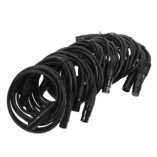 UKCOCO 10 Stück Teiliges Pin Dmx Beleuchtungskabel Flexibles Wasserdichtes Xlr Kabel für Moving Head Licht Par Licht Dj Bühnenlicht Robustes PVC Emi Geschirmt für Ktv und Dj Anwendungen UKCOCO 10 Stück Teiliges Pin Dmx Beleuchtungskabel Flexibles Wasserdichtes Xlr Kabel für Moving Head Licht Par Licht Dj Bühnenlicht Robustes PVC Emi Geschirmt für Ktv und Dj Anwendungen von UKCOCO