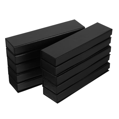 UKCOCO 10 Stück Teiliges Schwarze Karton Stiftebox mit Magnetischem Flipdeckel Robuste Verpackung für Kugelschreiber und Schmuck Vielseitige Aufbewahrung Tragbar Langlebig für und UKCOCO 10 Stück Teiliges Schwarze Karton Stiftebox mit Magnetischem Flipdeckel Robuste Verpackung für Kugelschreiber und Schmuck Vielseitige Aufbewahrung Tragbar Langlebig für und von UKCOCO
