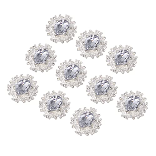 UKCOCO 10 Stück Teiliges Set Strass Patches Legierung DIY Schmuckaccessoires für Kleidung Broschen Ohrringe und Mehr für Feste und Alltag von UKCOCO