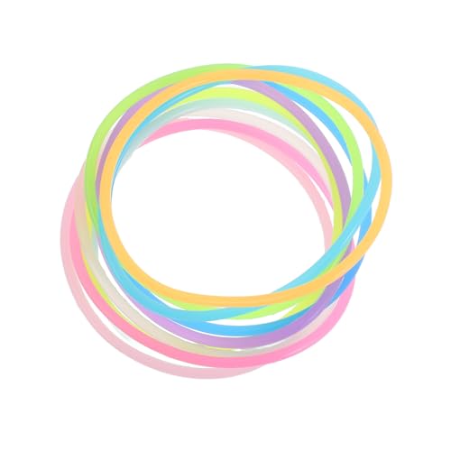 UKCOCO 10 Stück Teiliges Silikonfarbener Leuchtender Haarbänder und Armbänder Langlebig Vielseitig für Frisuren und Festivals Modisch Silikonarmbänder für Damen und Partys UKCOCO 10 Stück Teiliges Silikonfarbener Leuchtender Haarbänder und Armbänder Langlebig Vielseitig für Frisuren und Festivals Modisch Silikonarmbänder für Damen und Partys von UKCOCO
