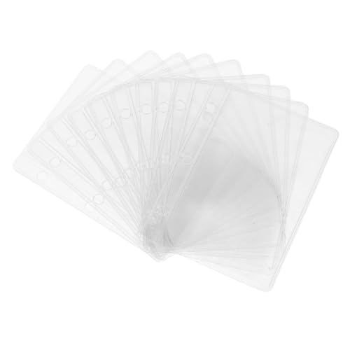 UKCOCO 10 Stück Teiliges Transparente Binder Taschen Wiederverwendbare Budget Einschübe PVC Einlagen für Lose Vielseitig für Karten Belege Dokumente Kompatibel mit Ringordnern UKCOCO 10 Stück Teiliges Transparente Binder Taschen Wiederverwendbare Budget Einschübe PVC Einlagen für Lose Vielseitig für Karten Belege Dokumente Kompatibel mit Ringordnern von UKCOCO