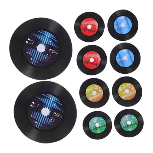 UKCOCO 10 Stück Teiliges Vintage Vinyl Schallplatten Wandsticker Wetterfestes Material Reißfest und Farbecht Retro Musik Wanddeko für Wohnzimmer Büro Bar Musikpartys und Klassenzimmer UKCOCO 10 Stück Teiliges Vintage Vinyl Schallplatten Wandsticker Wetterfestes Material Reißfest und Farbecht Retro Musik Wanddeko für Wohnzimmer Büro Bar Musikpartys und Klassenzimmer von UKCOCO
