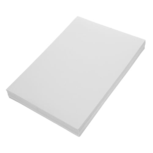 UKCOCO 100 Blatt Bedruckbares Selbstklebendes Vinyl Aufkleberpapier Mattweiß Wasserfest Kompatibel mit Tintenstrahldruckern Vielseitiges Etikettenpapier für Adress und Versandetiketten von UKCOCO