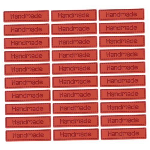 UKCOCO 100 Stück Handmade Lederetiketten Farbwechsel DIY Label für Stricken Häkeln Kleidung Patch Aufnäher Namensetiketten zum Annähen für DIY Projekte UKCOCO 100 Stück Handmade Lederetiketten Farbwechsel DIY Label für Stricken Häkeln Kleidung Patch Aufnäher Namensetiketten zum Annähen für DIY Projekte von UKCOCO