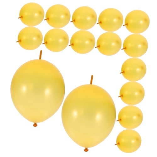 UKCOCO 100 Stück Latex Tail Balloons Gold Strapazierfähige Party Dekoration Verbundene Hochzeit Luftballons für Bogen Festliche Ballons für Geburtstagsfeier und Besondere Anlässe UKCOCO 100 Stück Latex Tail Balloons Gold Strapazierfähige Party Dekoration Verbundene Hochzeit Luftballons für Bogen Festliche Ballons für Geburtstagsfeier und Besondere Anlässe von UKCOCO