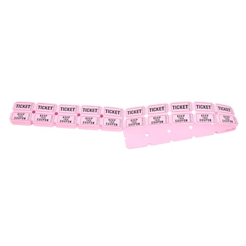 UKCOCO 100 Stück Lose Raffle Tickets in Vielseitige Eintrittskarten für Partyspiele Veranstaltungen Gewinnspiele und Feiern Kompakt Hochwertige Druckqualität als Partyspiel Zubehör UKCOCO 100 Stück Lose Raffle Tickets in Vielseitige Eintrittskarten für Partyspiele Veranstaltungen Gewinnspiele und Feiern Kompakt Hochwertige Druckqualität als Partyspiel Zubehör von UKCOCO