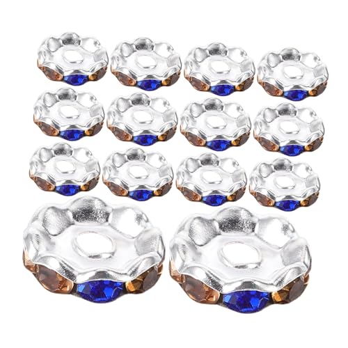UKCOCO 100 Stück Rondelle-abstandsperlen Zur Schmuckherstellung, 10 Mm, Strass-abstandsperlen Für Armbänder, Abstandsperlen Für Stifte, Diy-handwerk UKCOCO 100 Stück Rondelle-abstandsperlen Zur Schmuckherstellung, 10 Mm, Strass-abstandsperlen Für Armbänder, Abstandsperlen Für Stifte, Diy-handwerk von UKCOCO
