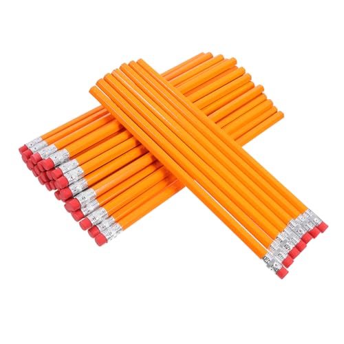 UKCOCO 100 Stück Teiliges Hb Holzbleistift mit Radiergummi Ergonomisch Geformt Glattes Schreiben und Einfaches Löschen für Schule Büro und Zeichnen Langlebige Schulmaterialien UKCOCO 100 Stück Teiliges Hb Holzbleistift mit Radiergummi Ergonomisch Geformt Glattes Schreiben und Einfaches Löschen für Schule Büro und Zeichnen Langlebige Schulmaterialien von UKCOCO