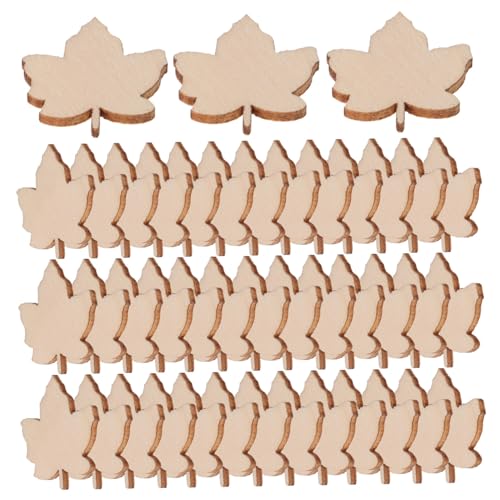 UKCOCO 100 Stück Unbehandelte Holzscheiben Ahornblatt Form DIY Basteln Holzverzierungen für Tischdeko Geburtstag Baumscheiben Valentinstag Dekoration UKCOCO 100 Stück Unbehandelte Holzscheiben Ahornblatt Form DIY Basteln Holzverzierungen für Tischdeko Geburtstag Baumscheiben Valentinstag Dekoration von UKCOCO