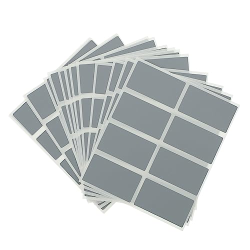UKCOCO 100Stücke DIY Aufkleber Selbstklebende Rechteckige Rubbelaufkleber für Kreative Karten und Spiele Material für Bastelprojekte und Überraschungen von UKCOCO