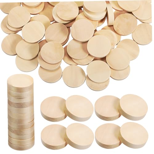 UKCOCO 100Stücke Holzscheiben Unlackierte Holzrunden Robustem Holz Basis für Bastelarbeiten DIY Projekte Dekoration und Ideen UKCOCO 100Stücke Holzscheiben Unlackierte Holzrunden Robustem Holz Basis für Bastelarbeiten DIY Projekte Dekoration und Ideen von UKCOCO