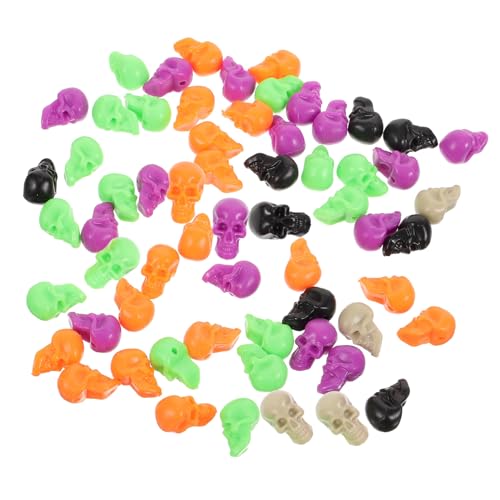 UKCOCO 100Stücke Mini Halloween Schädel Realistische Skelett Dekoration für Gruselige Feste Schädel für Halloween Party Spukhaus Dekoration UKCOCO 100Stücke Mini Halloween Schädel Realistische Skelett Dekoration für Gruselige Feste Schädel für Halloween Party Spukhaus Dekoration von UKCOCO