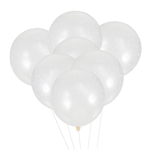 UKCOCO 100Stücke Transparente Sterndruckballons Und Geburtstagsdeko Latexballons Für Partys Für Brautduschen Und Feierlichkeiten UKCOCO 100Stücke Transparente Sterndruckballons Und Geburtstagsdeko Latexballons Für Partys Für Brautduschen Und Feierlichkeiten von UKCOCO