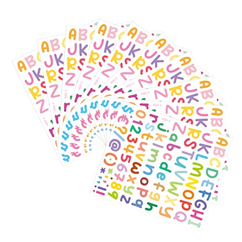 UKCOCO 10Blätter Alphabet Aufkleber und Zahlenetiketten Selbstklebend für DIY Projekte Scrapping Briefkasten Beschriftung und Geschenkverpackungen UKCOCO 10Blätter Alphabet Aufkleber und Zahlenetiketten Selbstklebend für DIY Projekte Scrapping Briefkasten Beschriftung und Geschenkverpackungen von UKCOCO
