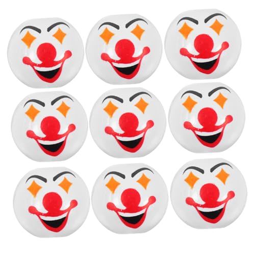 UKCOCO 10Stücke Clown Gesicht Holzperlen DIY Bastelperlen für Armbänder Halsketten und Ohrringe Kreative Bastelideen für Geburtstagsfeiern und Bastelkurse UKCOCO 10Stücke Clown Gesicht Holzperlen DIY Bastelperlen für Armbänder Halsketten und Ohrringe Kreative Bastelideen für Geburtstagsfeiern und Bastelkurse von UKCOCO