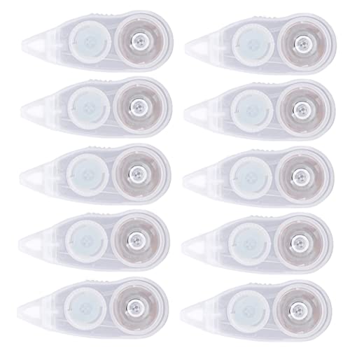 UKCOCO 10Stücke Korrekturband Roller Korrekturband für Büroschüler Sofortige Korrektur ohne Trocknungszeit Präzise für Stift Bleistift und Marker Transparent UKCOCO 10Stücke Korrekturband Roller Korrekturband für Büroschüler Sofortige Korrektur ohne Trocknungszeit Präzise für Stift Bleistift und Marker Transparent von UKCOCO