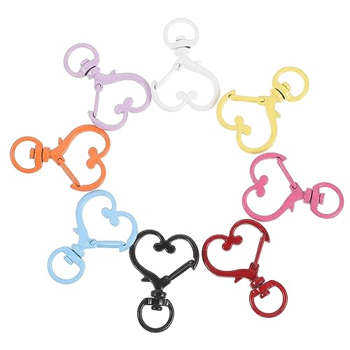 UKCOCO 10Stücke Metallschnallenringe für Schlüsselanhänger Rotierbare Schnallen für Taschen Geldbörsen und Schuhzubehör DIY Zubehör für Projekte UKCOCO 10Stücke Metallschnallenringe für Schlüsselanhänger Rotierbare Schnallen für Taschen Geldbörsen und Schuhzubehör DIY Zubehör für Projekte von UKCOCO