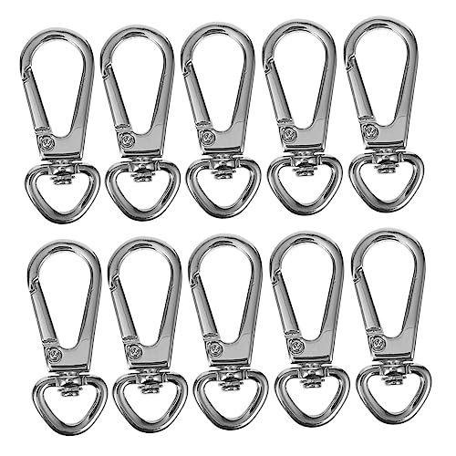 UKCOCO 10Stücke Multifunktionale Klauenverschlüsse Haken für Schlüsselanhänger DIY Zubehör Handtaschen und Hundeartikel Langlebig und Leicht zu Verwenden von UKCOCO