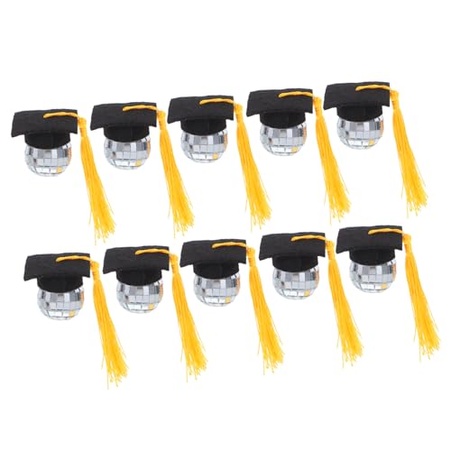 UKCOCO 10stücke Abschluss Disco Quastel Cap Cupcake Toppers Für Graduation Party Dekorationen Für Kindergarten Schule College Und Masterfeiern UKCOCO 10stücke Abschluss Disco Quastel Cap Cupcake Toppers Für Graduation Party Dekorationen Für Kindergarten Schule College Und Masterfeiern von UKCOCO