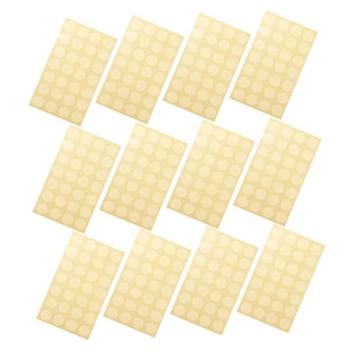 UKCOCO 12 Blatt Selbstklebende Transparente Lochverstärker Aufkleber Verstärken und Reparieren Gelochte Ablösbar für Ringbücher Schul und Bürounterlagen Praktisch und Rückstandsfrei von UKCOCO