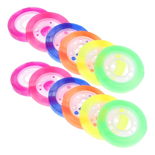 UKCOCO 12 Rollen Buntes Transparentes Klebeband Selbstklebendes Washi Tape für DIY Scrapbooking Journale Geschenkbasteln Leicht Ablösbar Vielseitig Einsetzbar UKCOCO 12 Rollen Buntes Transparentes Klebeband Selbstklebendes Washi Tape für DIY Scrapbooking Journale Geschenkbasteln Leicht Ablösbar Vielseitig Einsetzbar von UKCOCO