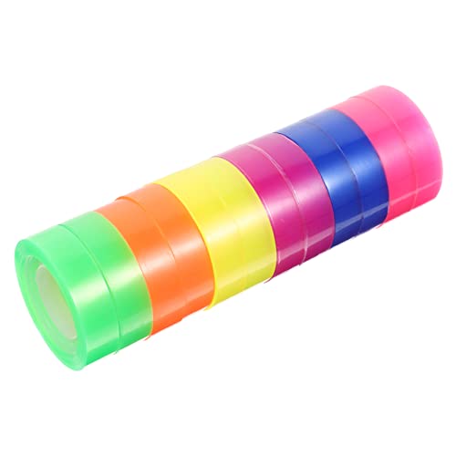 UKCOCO 12 Rollen Farbige Transparente Klebebänder DIY Bastel Klebeband für Scrapbooking Dekorationen und Kreative Projekte UKCOCO 12 Rollen Farbige Transparente Klebebänder DIY Bastel Klebeband für Scrapbooking Dekorationen und Kreative Projekte von UKCOCO