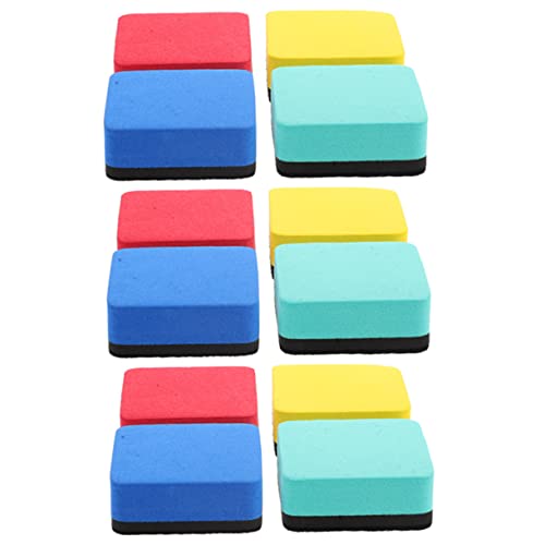 UKCOCO 12 Stck Teiliges Magnetisches Whiteboard Radierer Eva Material Farbenfrohe Trockene Radierer für Büro Schule Lehrer Tragbar Praktische Whiteboard UKCOCO 12 Stck Teiliges Magnetisches Whiteboard Radierer Eva Material Farbenfrohe Trockene Radierer für Büro Schule Lehrer Tragbar Praktische Whiteboard von UKCOCO