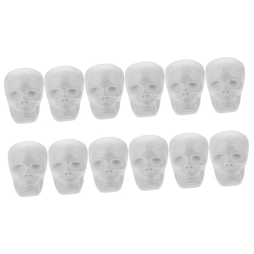 UKCOCO 12 Stück DIY Halloween Foam Skull Köpfe Dekoration für Partys Unfertige Hängende Ornamente für Gruselige Feiern für Haus und Veranstaltungen UKCOCO 12 Stück DIY Halloween Foam Skull Köpfe Dekoration für Partys Unfertige Hängende Ornamente für Gruselige Feiern für Haus und Veranstaltungen von UKCOCO