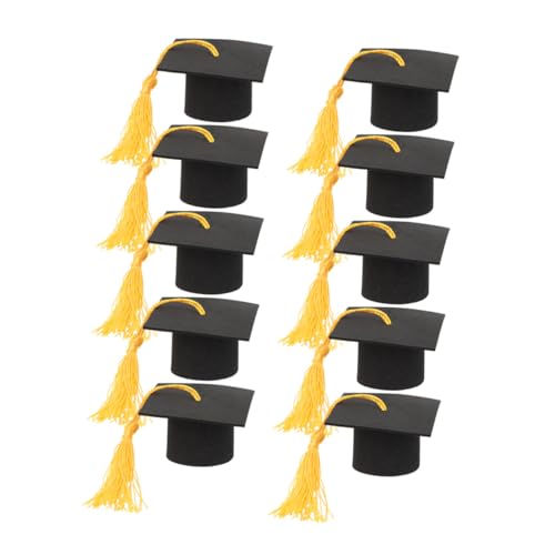 UKCOCO 12 Stück Graduation Hat Cupcake Topper mit Quaste Dekoration für Abschlussfeiern Kuchen und Getränke für Klasse Feierliche Anlässe UKCOCO 12 Stück Graduation Hat Cupcake Topper mit Quaste Dekoration für Abschlussfeiern Kuchen und Getränke für Klasse Feierliche Anlässe von UKCOCO
